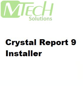 Crystal Report 9 Installer