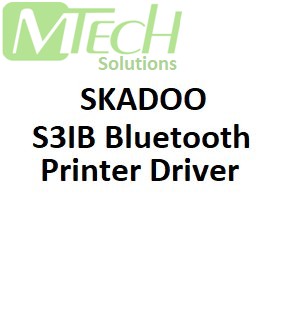 SKADOO S3IB Bluetooth Printer Driver